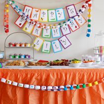 Rainbow of Bugs Printable Birthday Party