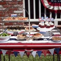 Red, White & Blue 4th of July Printable Block Party