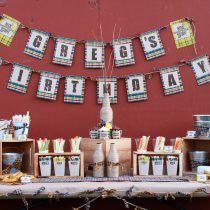 Plaid Flannel Beer Tasting Printable Party