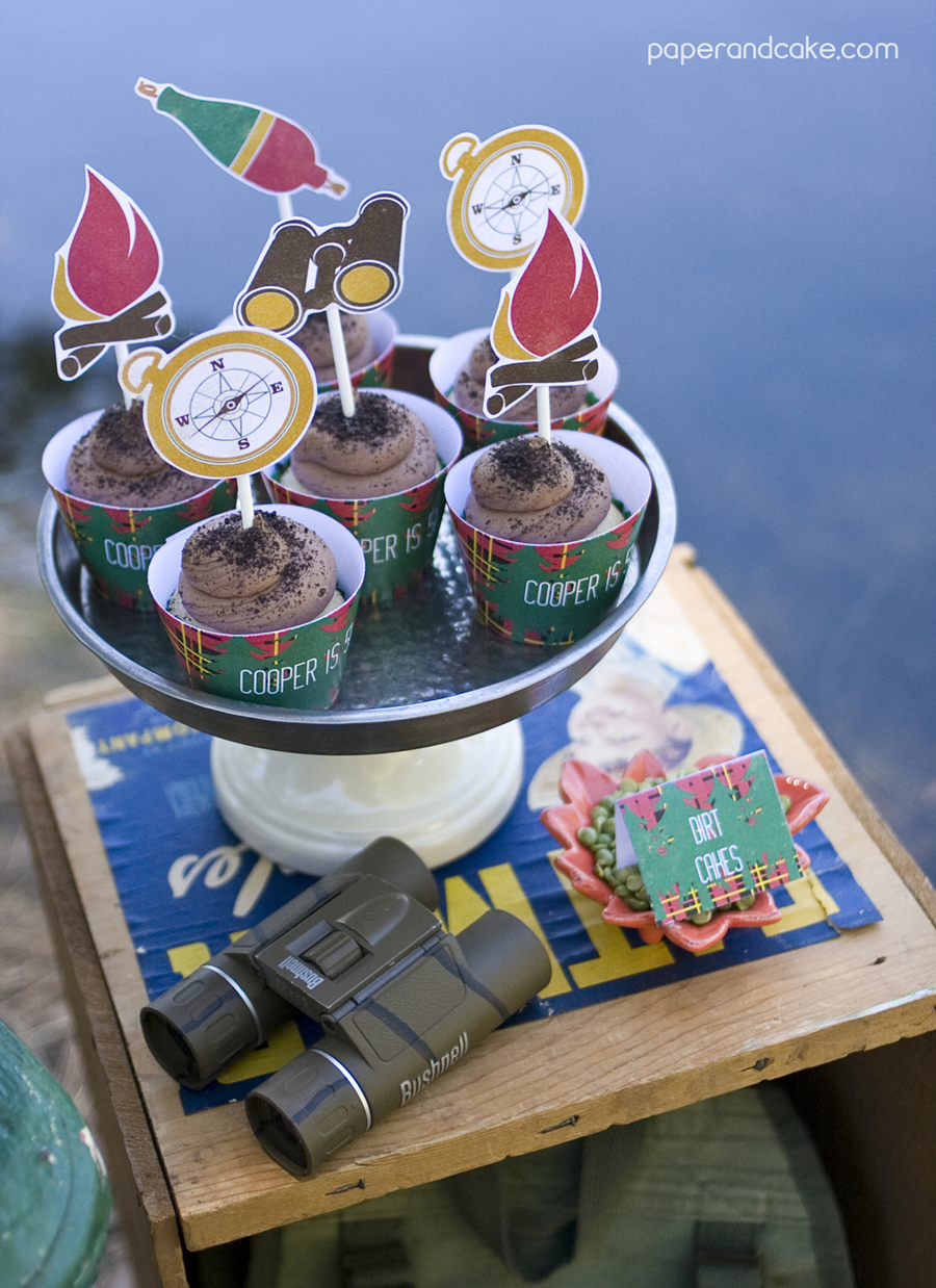 Outdoorsman Printable Birthday Party - Paper and Cake 