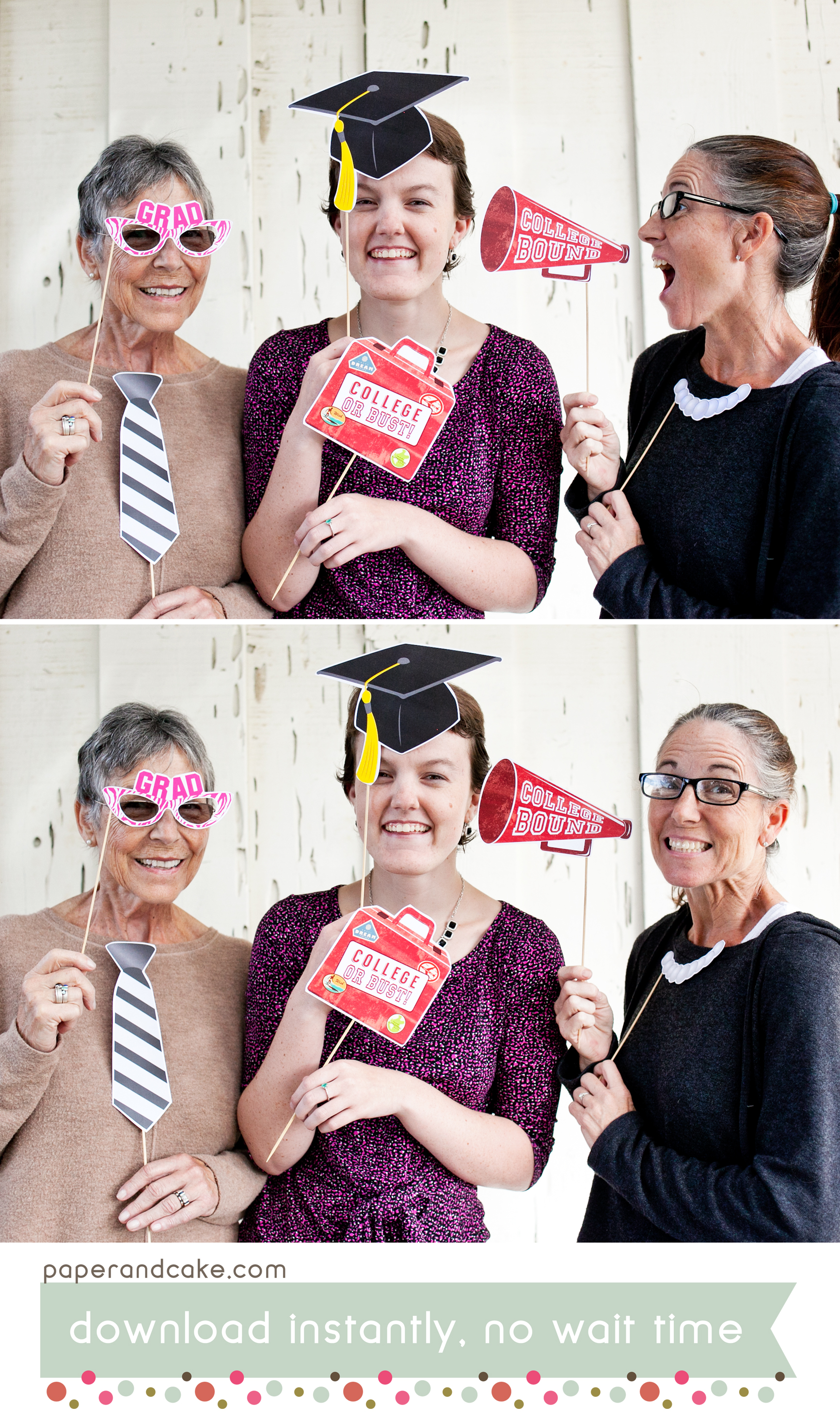 graduation photo booth props